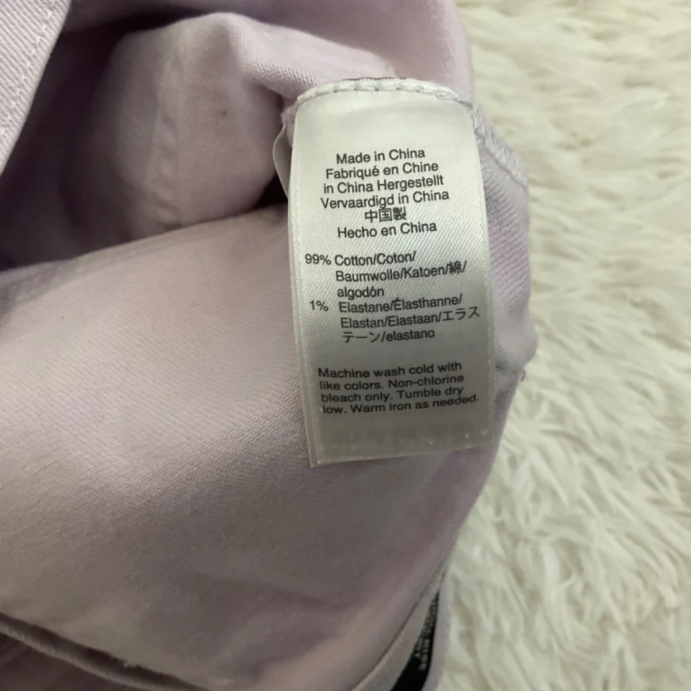 J. Crew High Rise Button Fly Jean Shorts - Lilac - Size 29‎